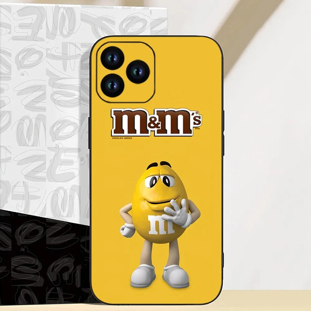 Cartoon C-Cokelat M-MaiYaCa M-Ms Phone Case For iPhone 11 12 13 14 15 Mini Pro XS Max X S Plus XR Shell