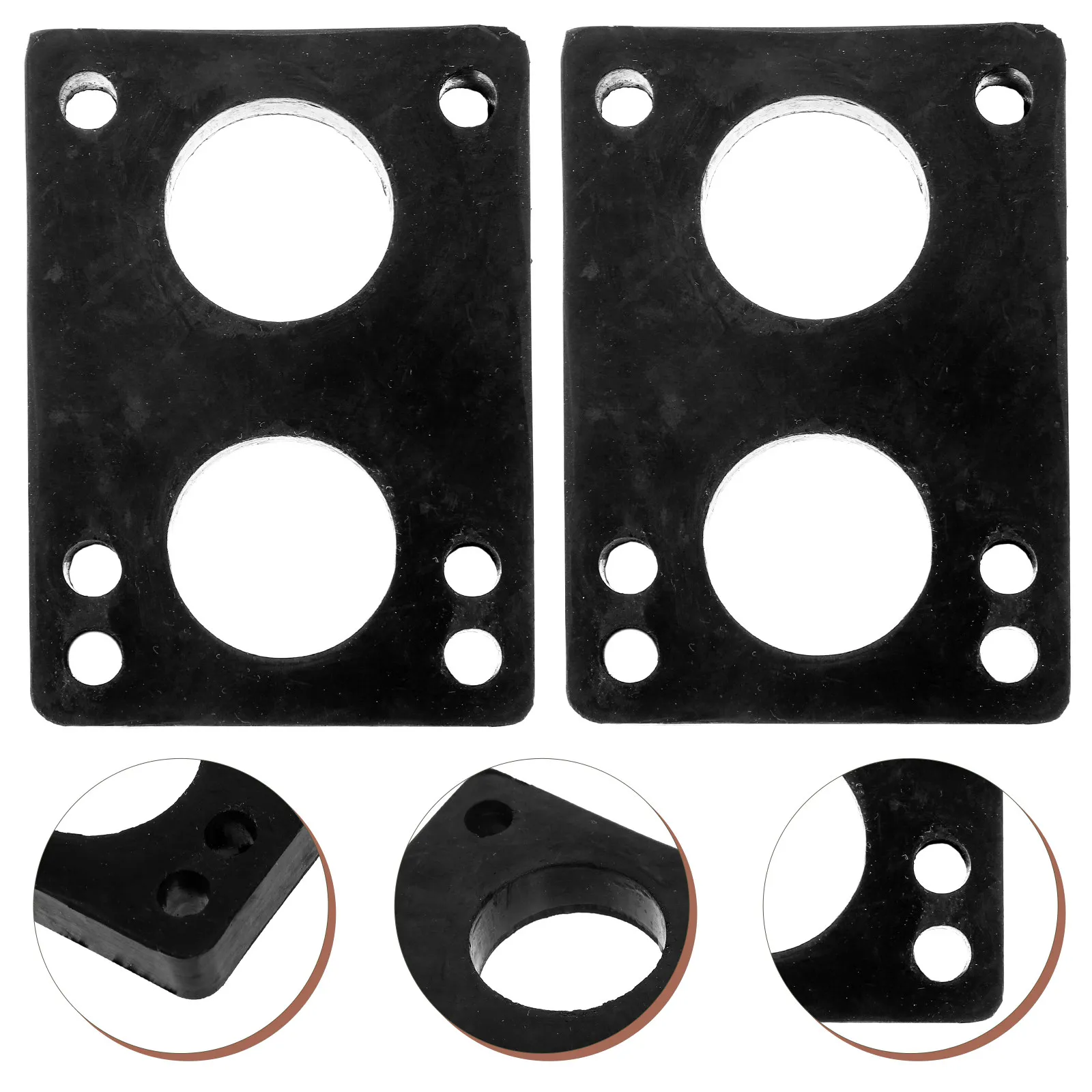 

2Pcs Skateboard Riser Pad Premium PU Damping Pad for Skateboard Longboard Surfboard Increased Height Stable Ride Vibration