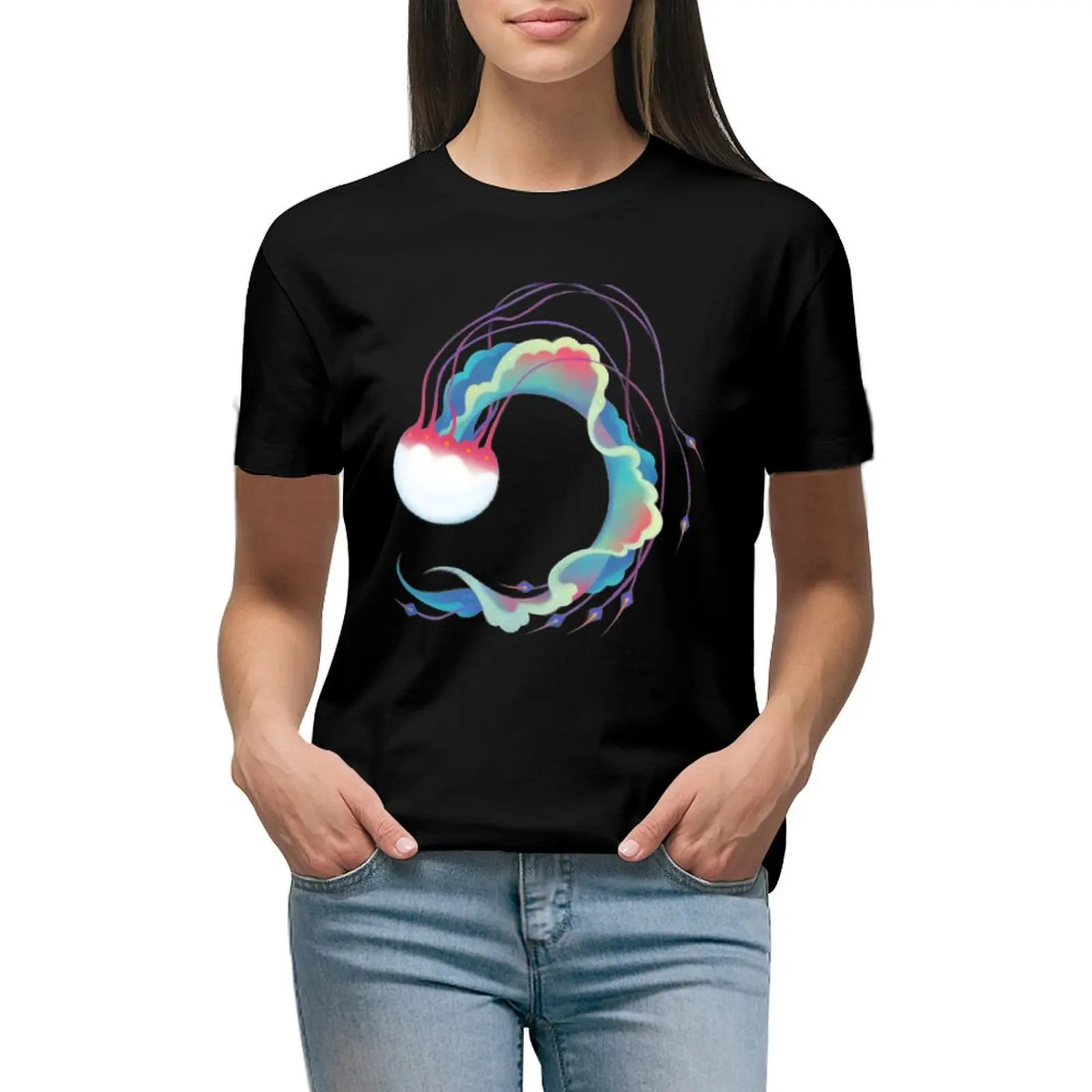 

Jelly fish 3 T-Shirt shirts graphic tees new edition heavyweights animal print shirt for girls t shirts for Women