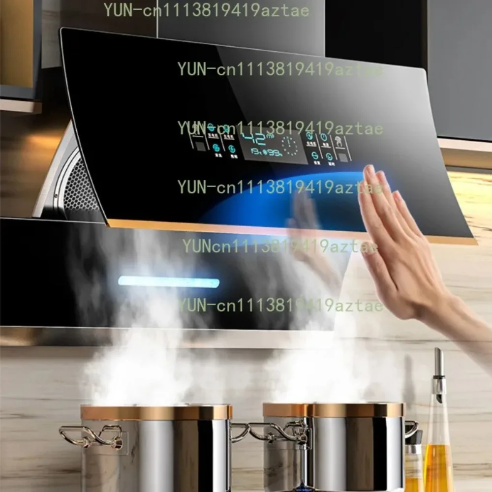 900mm Side Suction Built‑in Kitchen Range Hood, Auto‑Cleaning Home Kitchen Exhaust Vent Hood