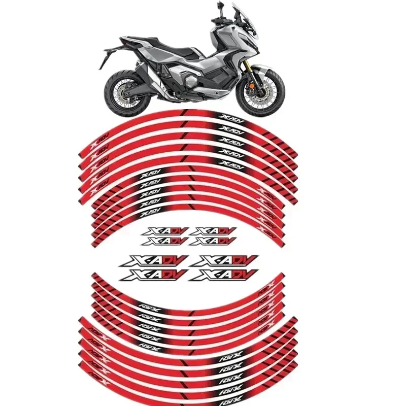 لهوندا X-ADV XADV X ADV أجزاء محرك الدراجة النارية كفاف عجلة الديكور ملصق لاصق لامع ورائع-3