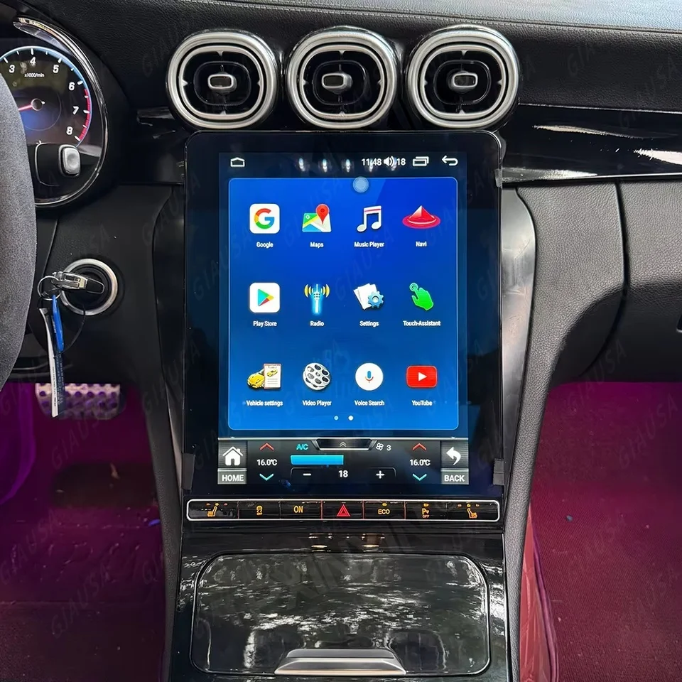 メルセデスベンツCクラスW205 GLC X253 2015-2022 NTG5 5.5 6.0用縦型