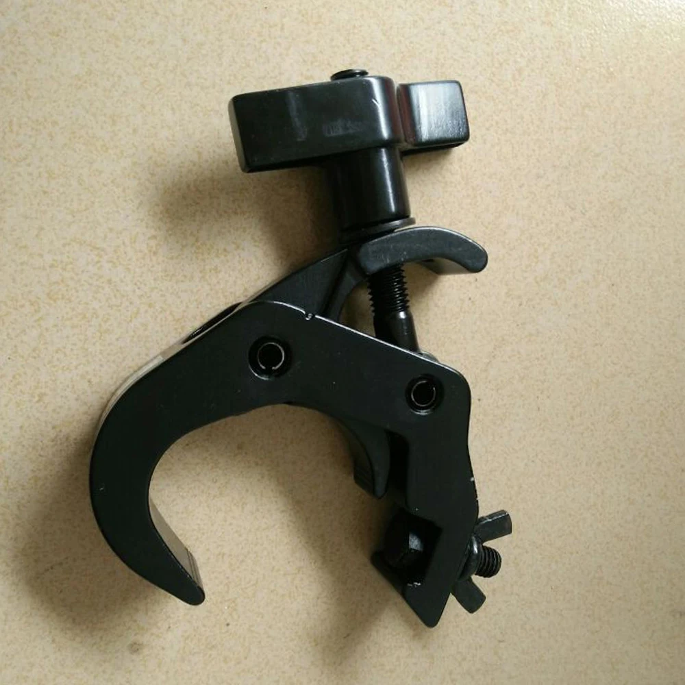 DJ Truss Clamp Trigger C Clamp Aluminum Hook Fastener Accessory 50MM Trussing Pipe for Secure Lighting and Equipment Support