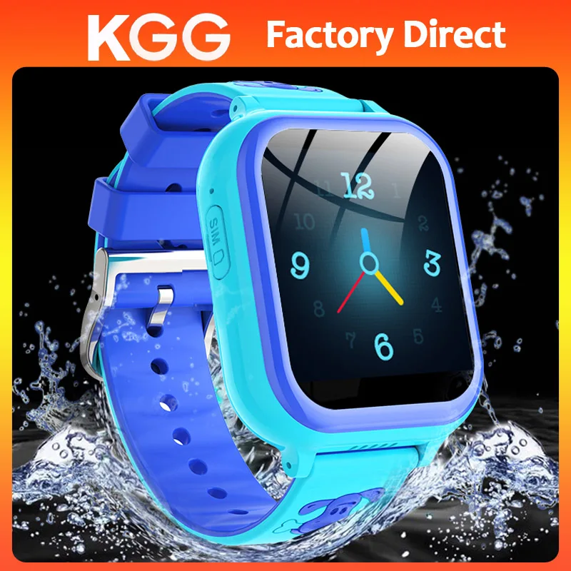 4G Kids Phone Smart Watch GPS WIFI LBS Location 1G+8G Remote Monitor APP Download SOS Tracker Waterproof Face Recognition Clock