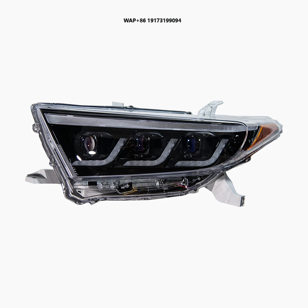 

Model Automotive Parts for Highlander Kluger 2012-2014 Head Lamps LED Headlight LED Dual Projector FACELIFT