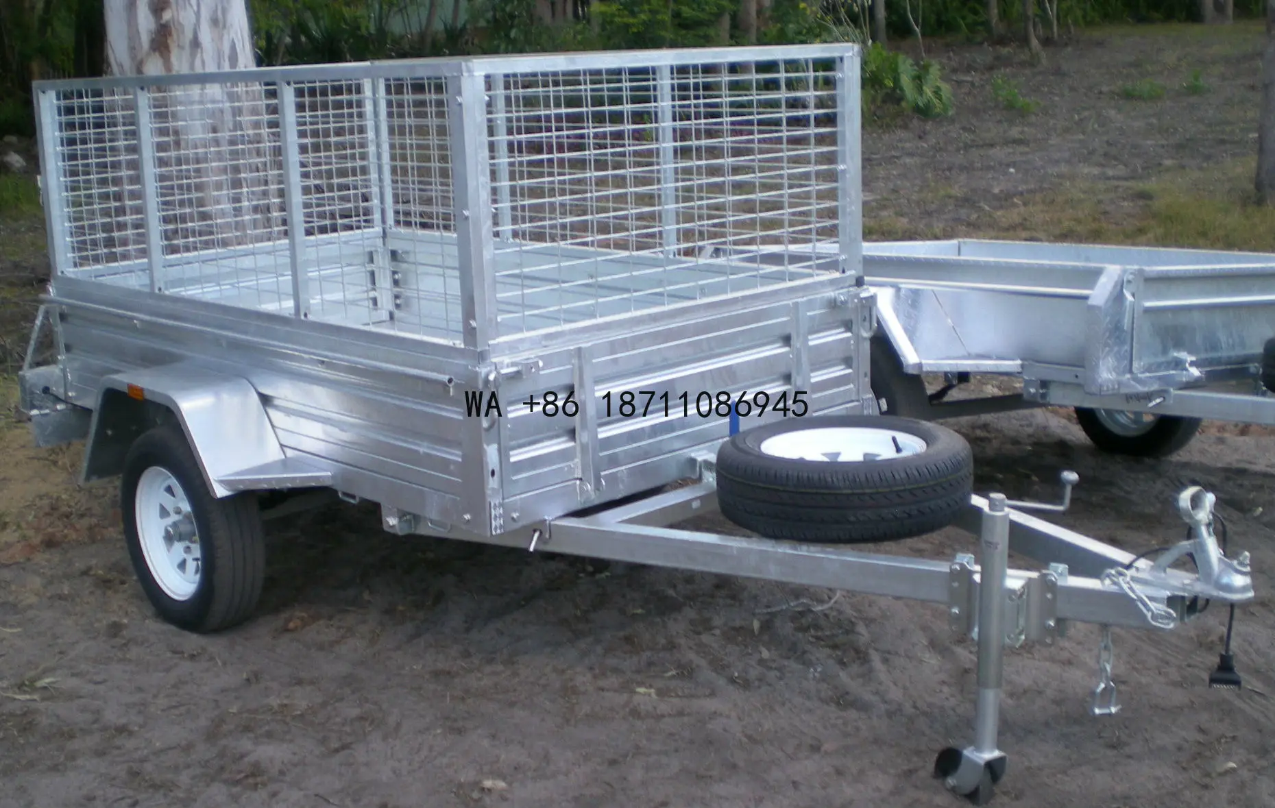 

2025 Australia Standard 8x5 Galvanized Box Trailer Heavy Duty Fully Weld