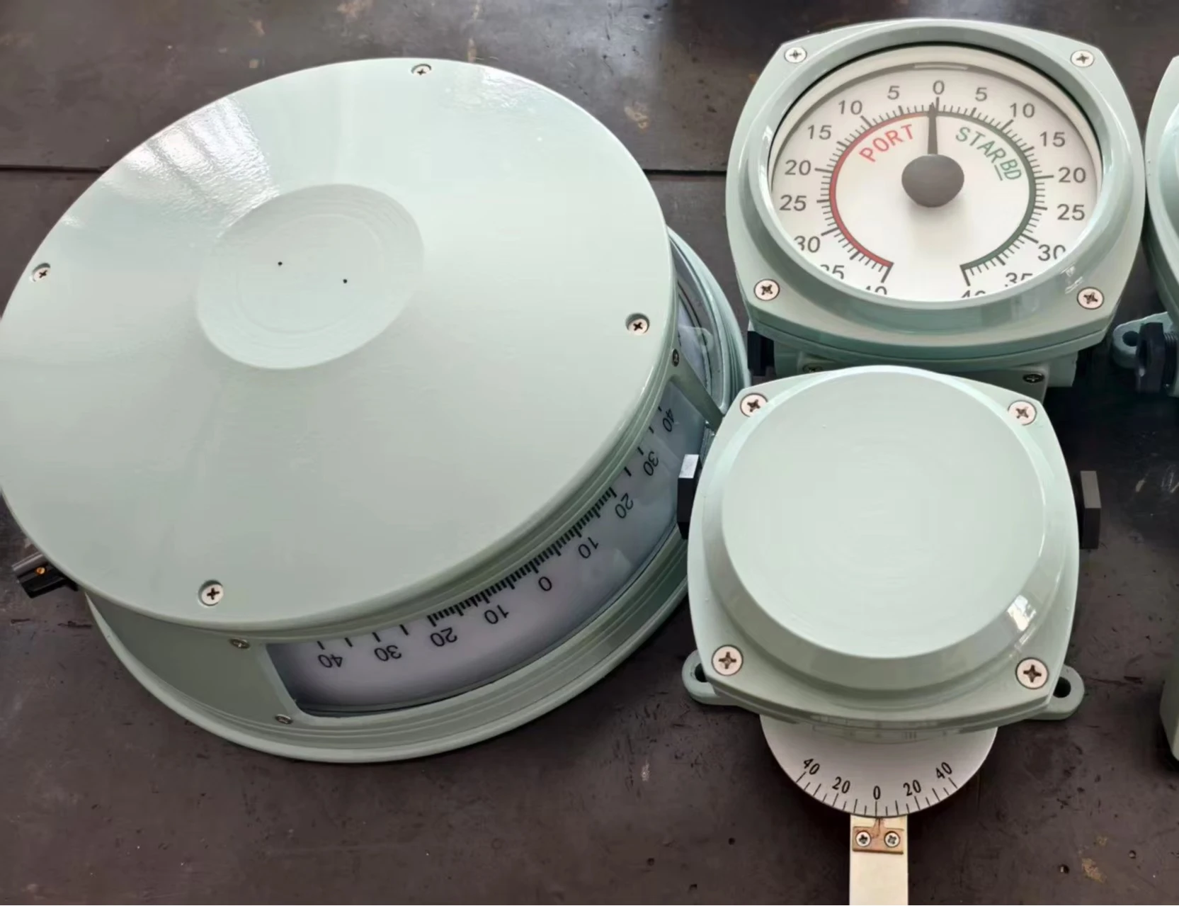 ODS6A-1 Top-mounted Three-sided Rudder Angle Receiver Marine Rudder Angle Indicator