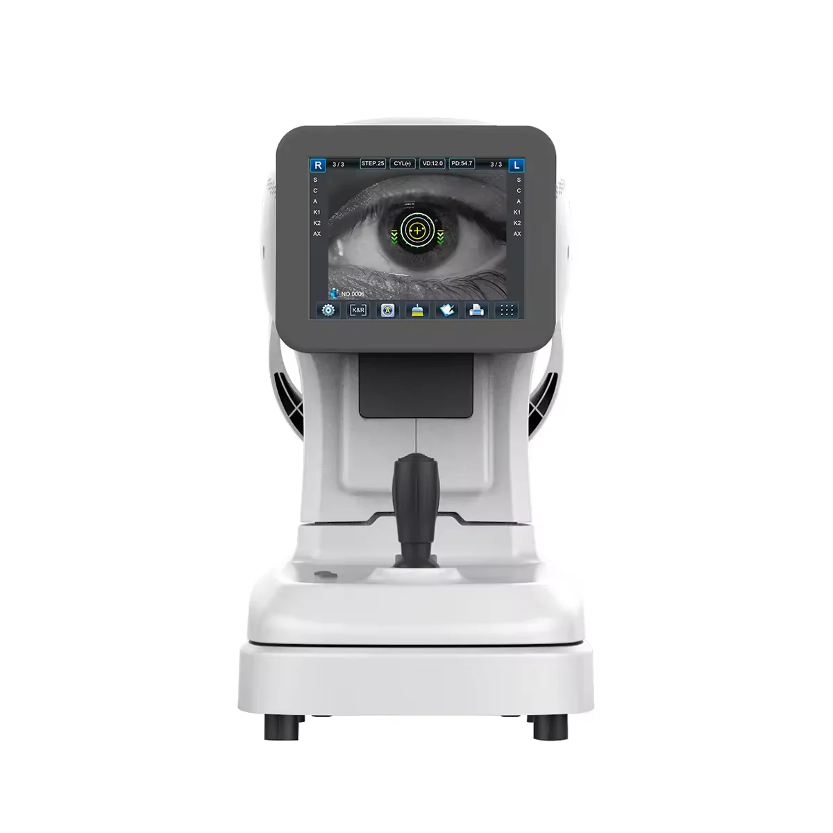 Test oculare Autorefrattore Cheratometro Rifrattometro automatico RK-160 Optometria Rifrattometro Rifrattore automatico digitale per optometrista