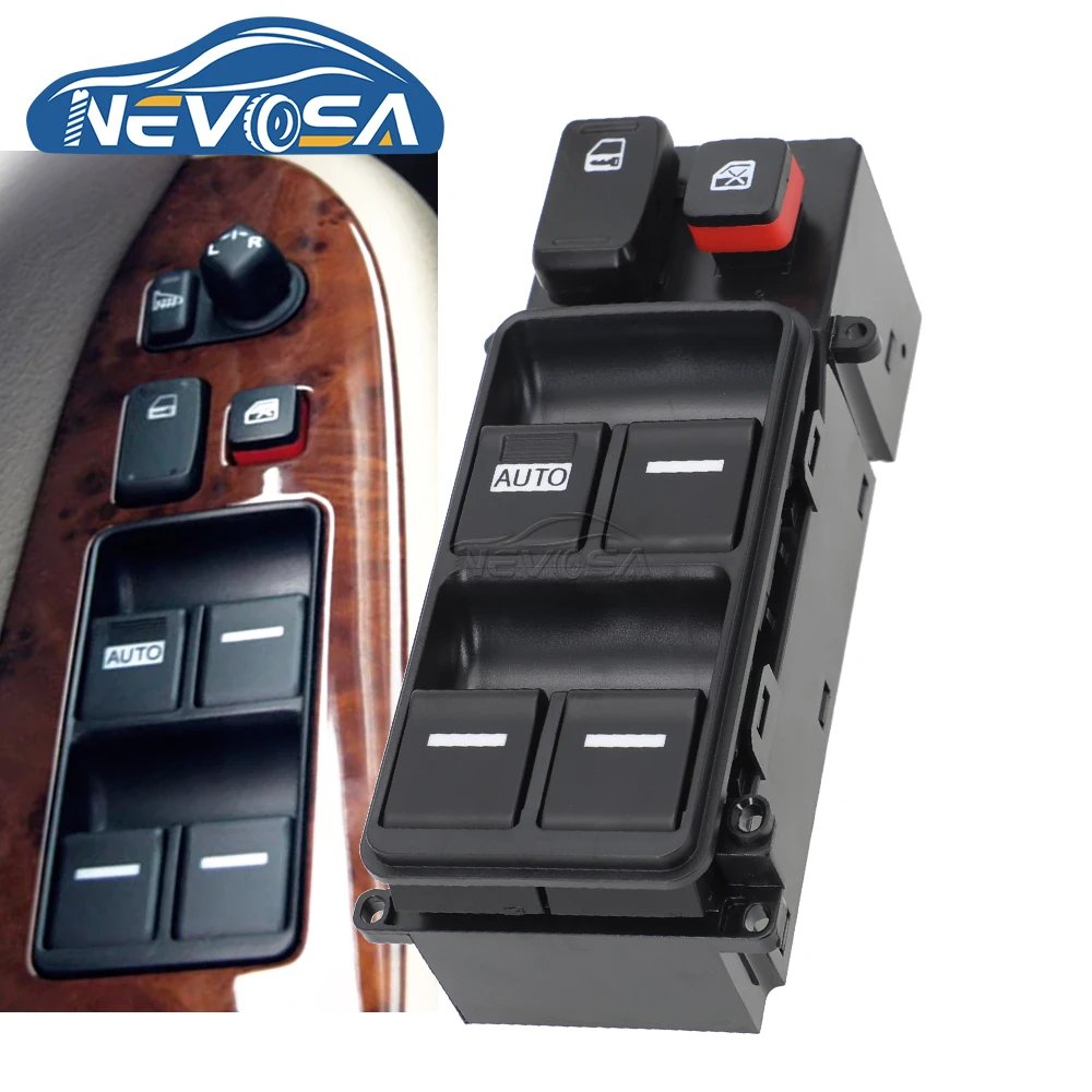 

35750-SDA-H12 Car Left Driver Side Power Window Switch Replacement For Honda Accord Sedan 2003 2004 2005 2006 2007 35750-SHJ-A24