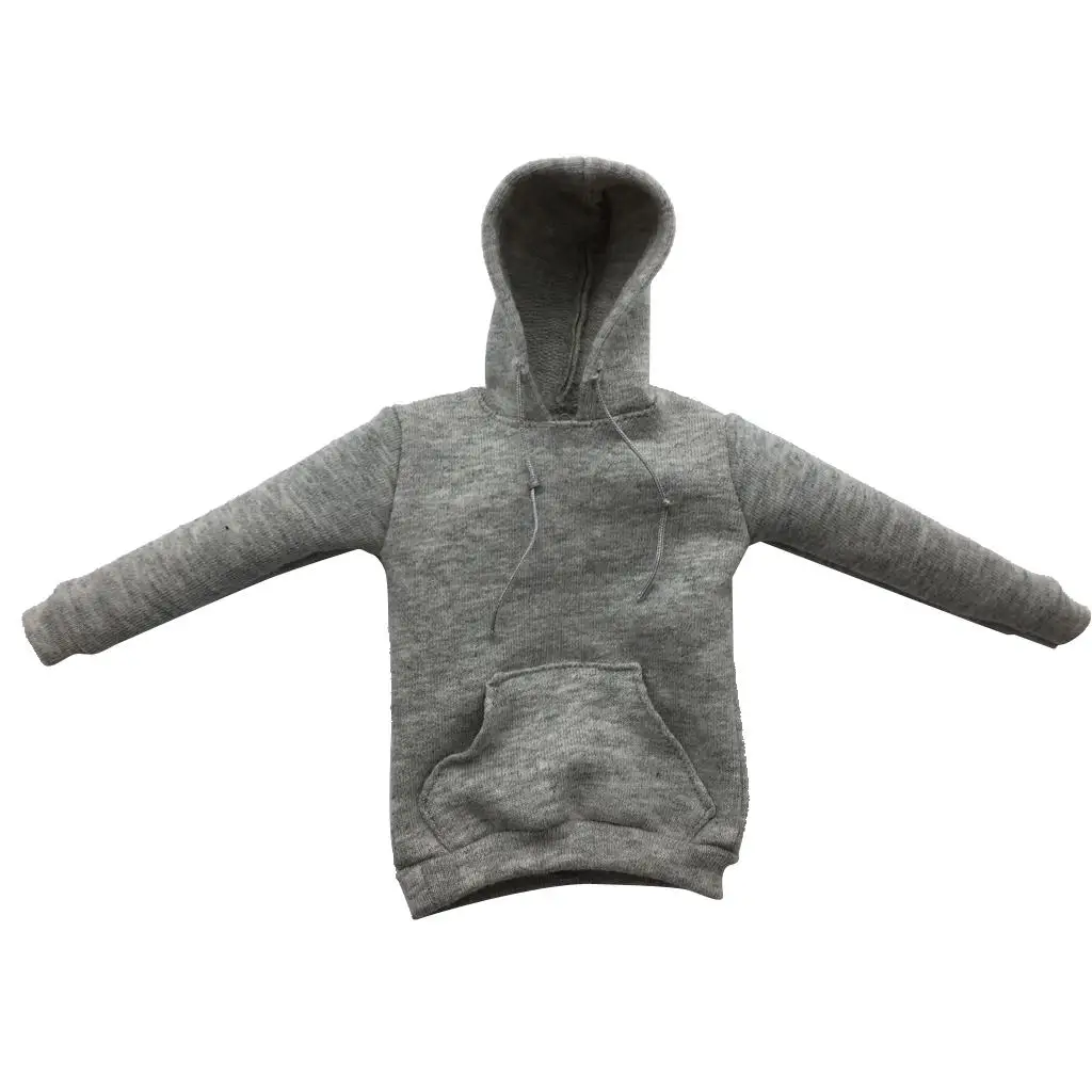 

1:6 Mens Clothing Hoodie Top for 12 Inch Action Figure Accessories: