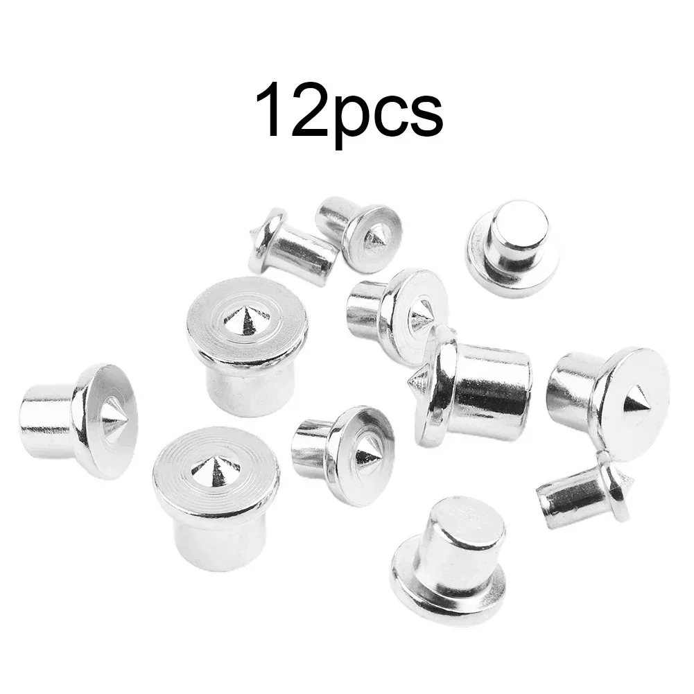 

12Pcs Dowel Tenon Center Set Woodworking Locator Roundwood Punch Wooden Furniture Centering Point Drilling Woodoworking Tools