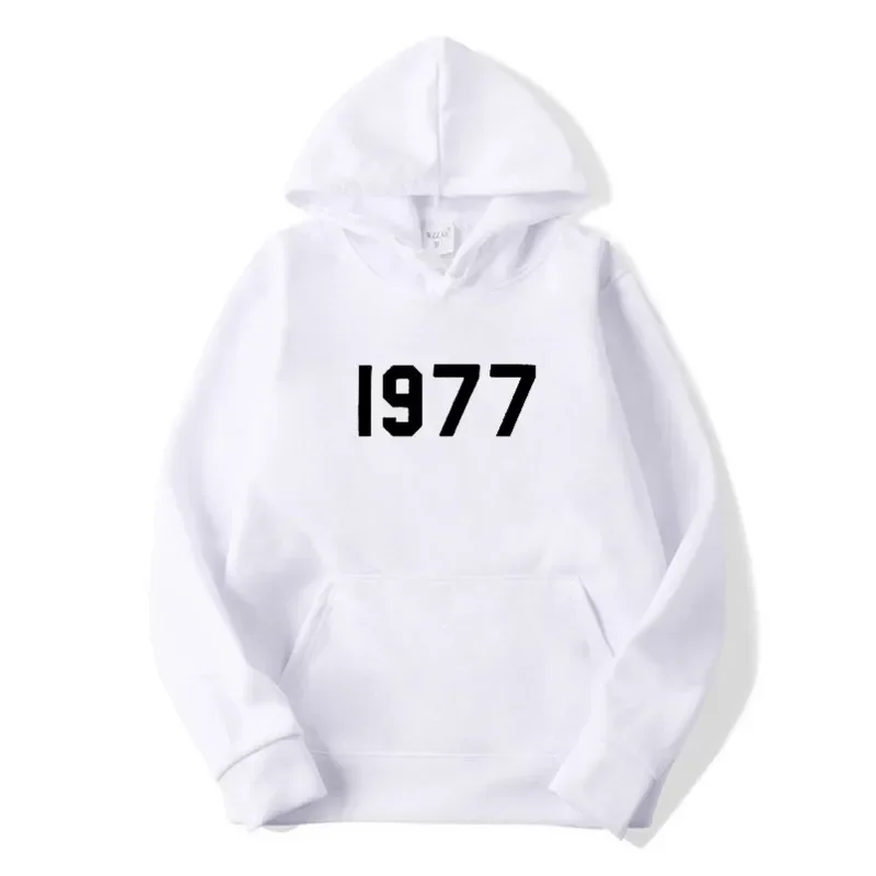 

Autumn/Winter Hip Hop Harajuku 1977 Men's and Women's Sportswear Hoodie Fashion Casual Men's Hoodie Sudadera Hombre Warm Hoodie