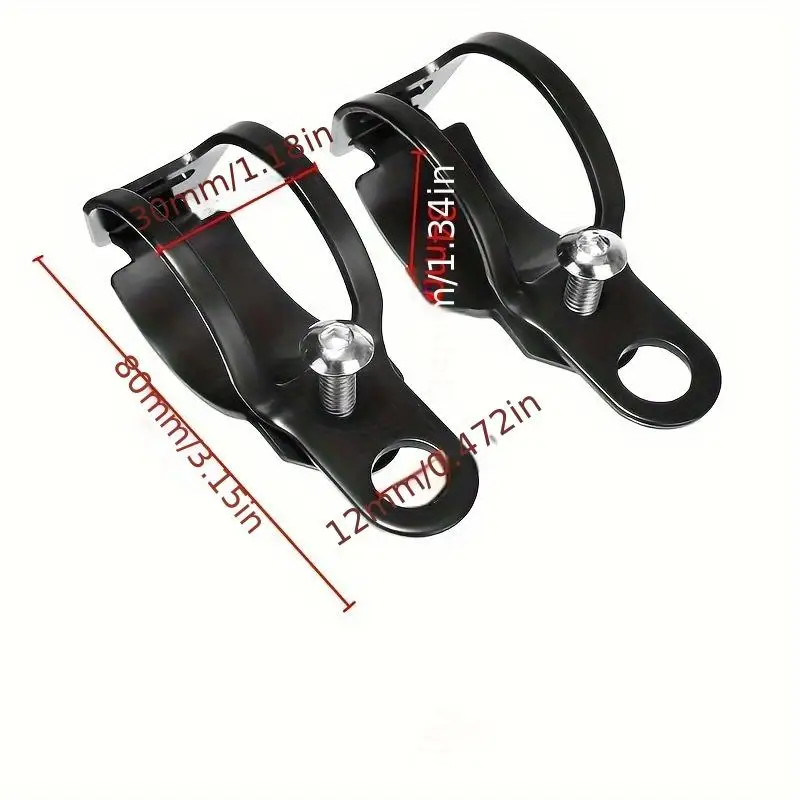 Adjustable Motorcycle Turn Signal Light Mount Bracket Lamp Holder Fork Clamp for Universal Fit