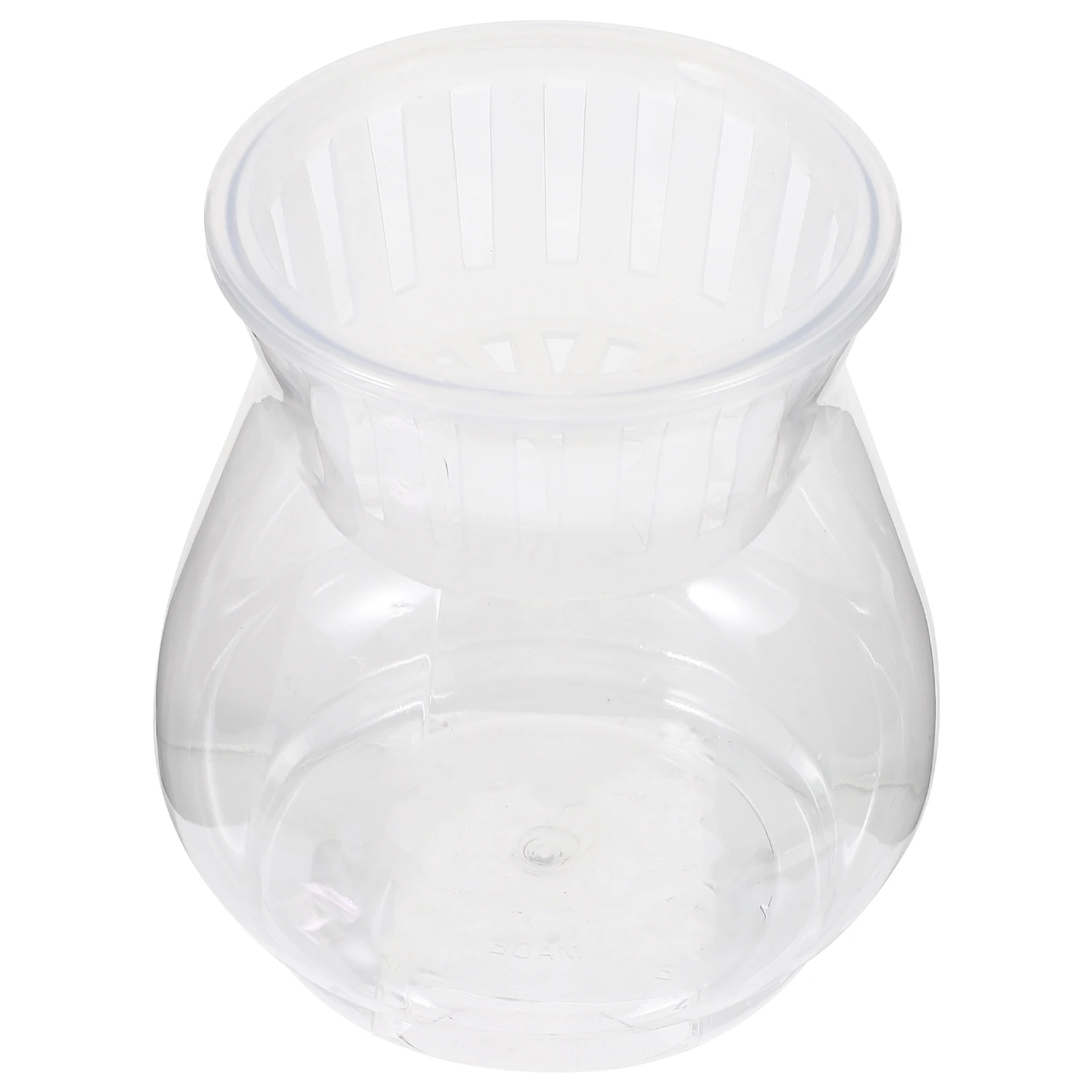 

Transparent Small Tank Desktop Plastic Aquarium Bowl Lightweight Durable Fall Resistant For Goldfish Betta Turtles Clear Fish