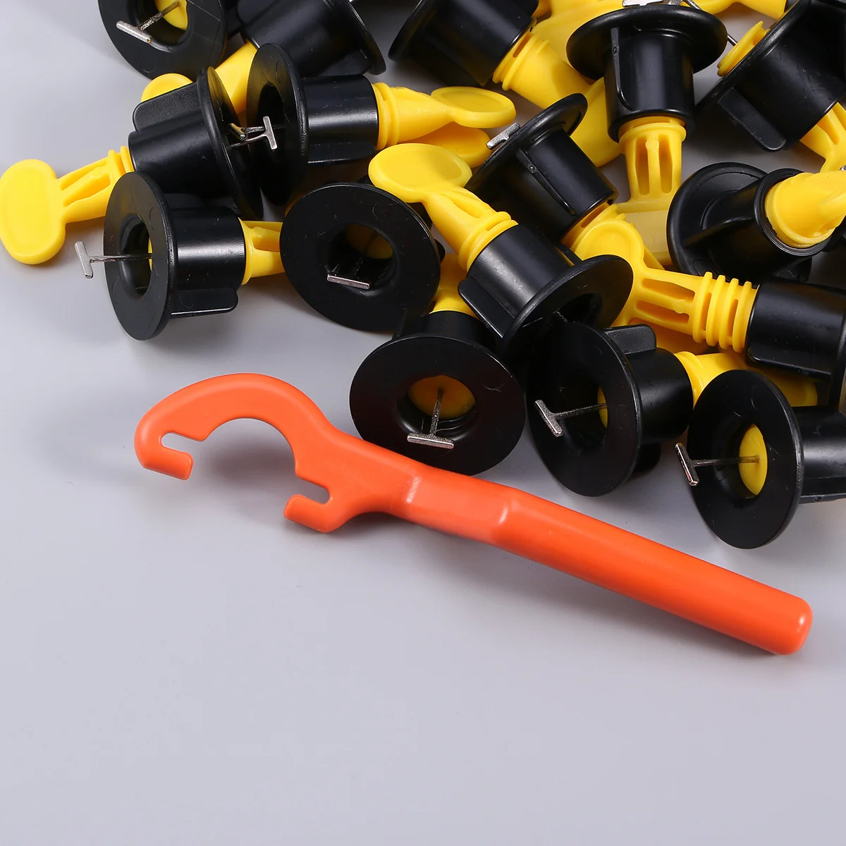 

50 set Tile Levelers Reusable Alignment Spacers Wall Floor Tiles Carrelage Leveling System Perfect Tile Spacers For