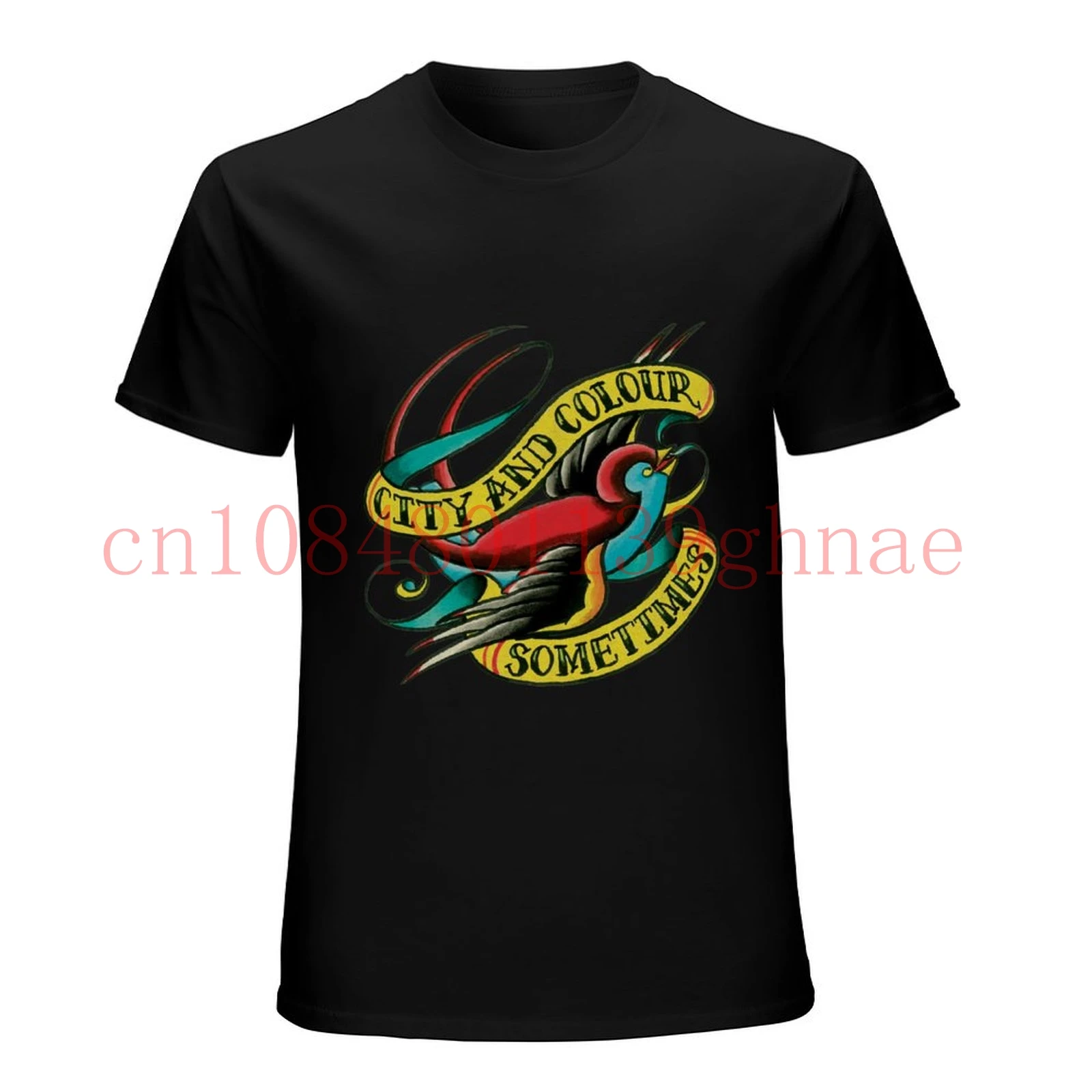 City and Colour Band Sometimes Album Cover Men's Black T-Shirt Size S to 3XL