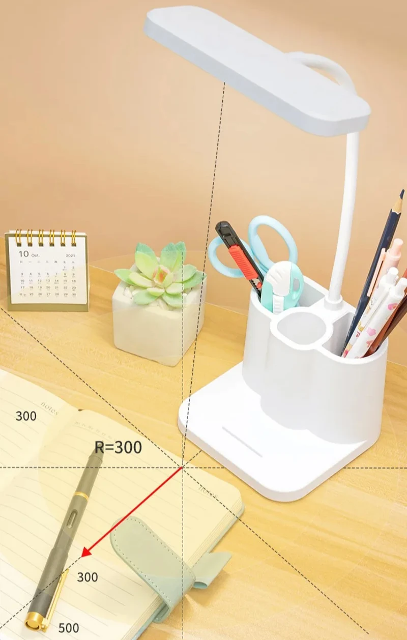 대학생 필수품 ‌   - 터치 제어 및 눈부심 방지 야간 모드를 갖춘 휴대용 USB 침대 옆 조명