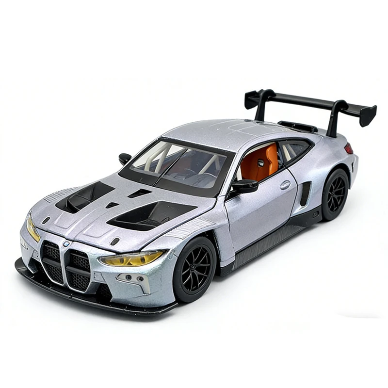 NEUE 1:24 BMW M4 GT3 Supercar Legierung Modell Auto Spielzeug Druck Druck Metall Casting Sound und Licht Auto Spielzeug Für Kinder fahrzeug