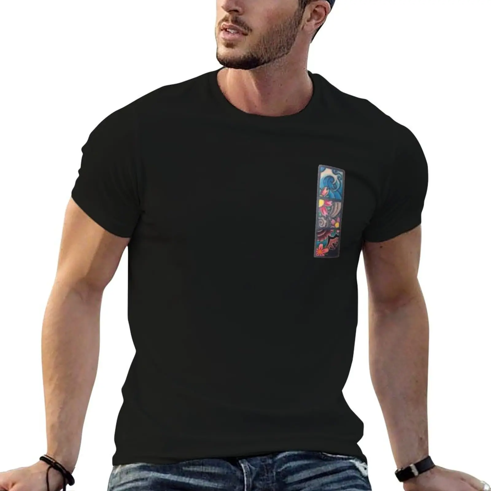 Camiseta con estampado de tatuaje de John Mayer, camisetas para hombre, camiseta de algodón suave para hombre, camiseta 100% de algodón para hombre, camiseta de algodón