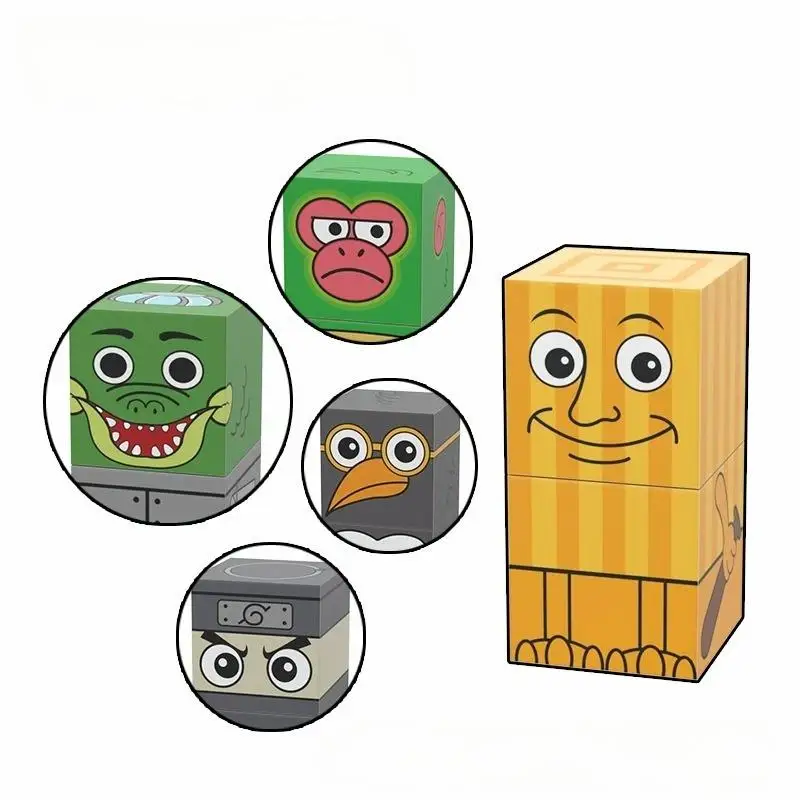 Nowe magnetyczne klocki Brainrot Tung Tung Sahur Italy Tralalero Tralala z 2025 roku, zabawki do składania na prezenty urodzinowe dla dzieci.