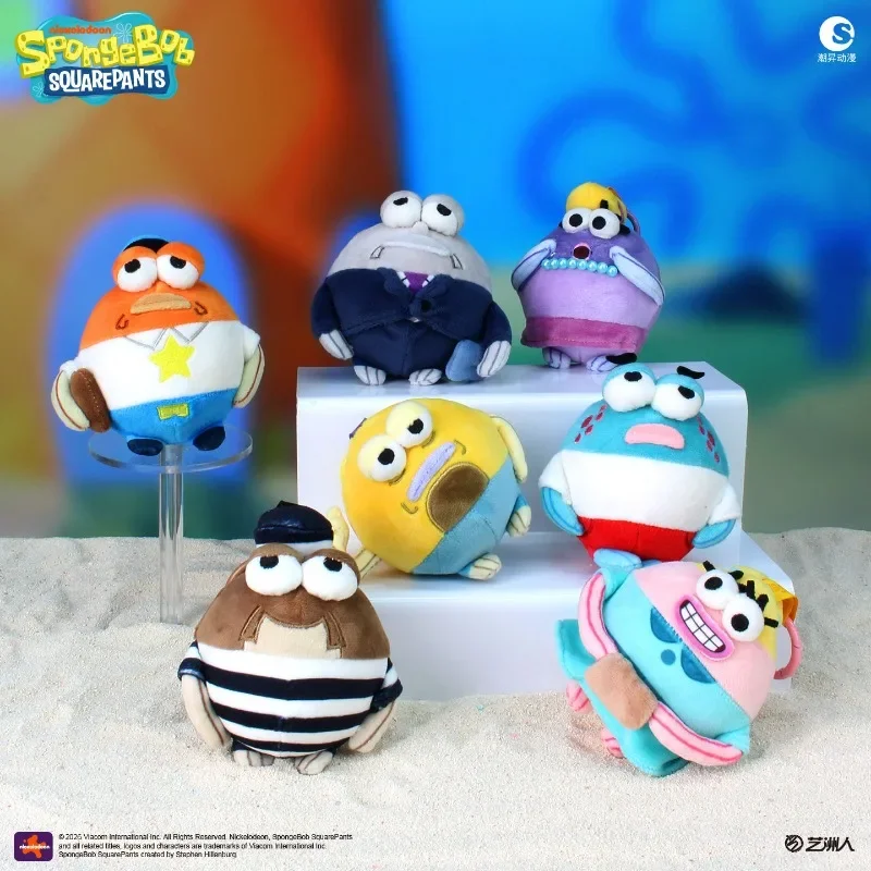 Juguetes de la serie de figuras de Bob Esponja, con diseños de Bikini Bottom y peces gorditos, en cajas sorpresa. Lindas figuras de anime, muñecas, regalos y adornos coleccionables.