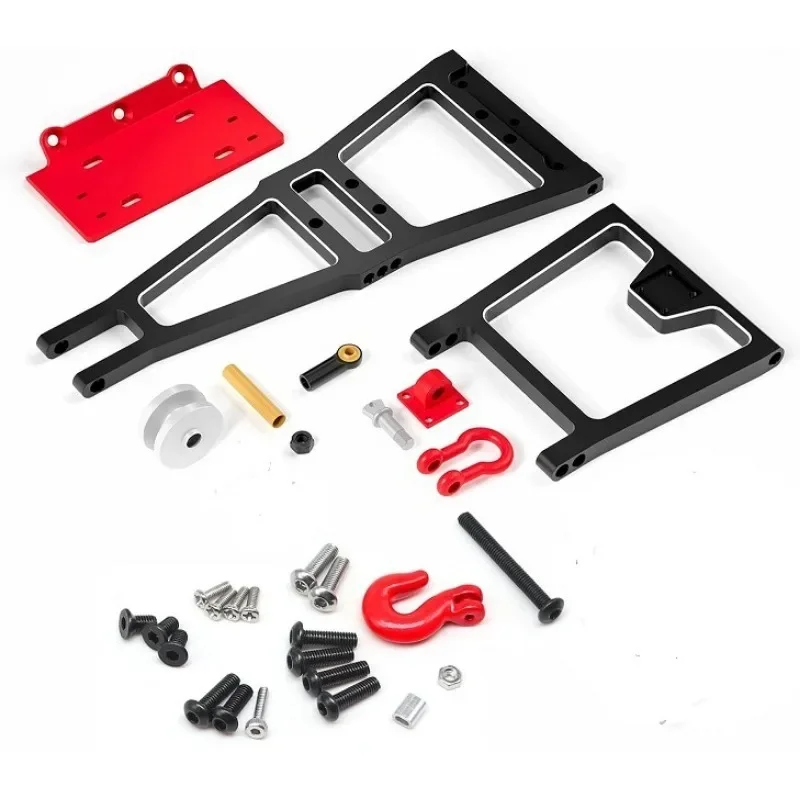 

Serves/Winch Double Stent Rescue Truck/Tow Truck Crane Arm Wrecker Kit for 1/10 RC Crawler SCX10 TRX4 Capra LCG Chassis Tools