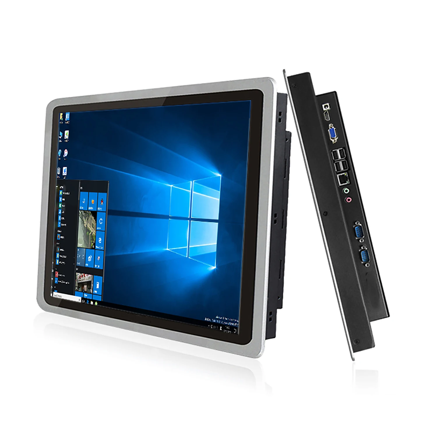 17 inch industrial mini computer all-in-one pc with capacitive touch screen panel pc built-in WiFi for win10 pro 1280x1024