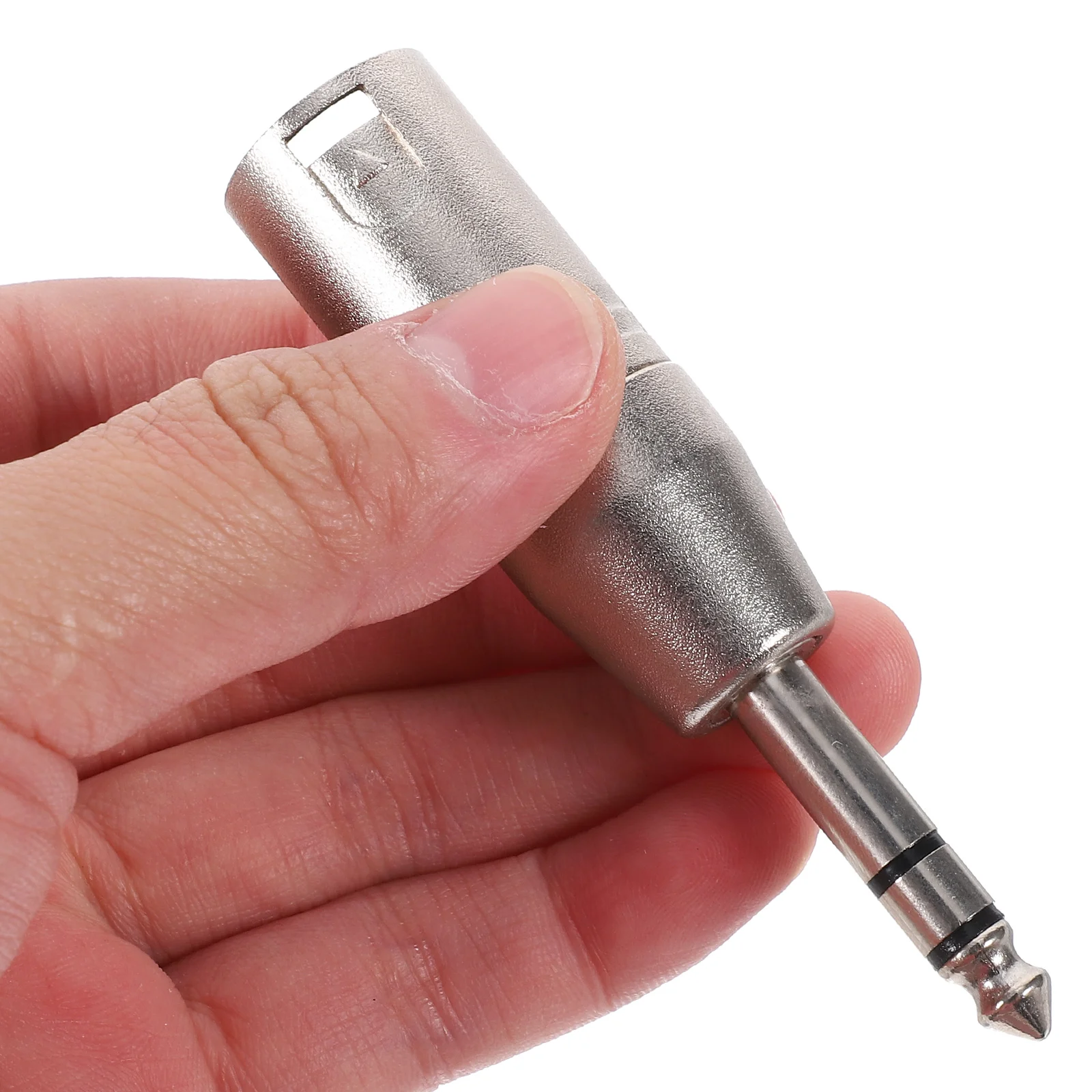 

4pcs XLR Male to 1/4 Male Audio Adapter Metal Stereo Connector for Mixer Amplifier DJ Equipment Audio Converter