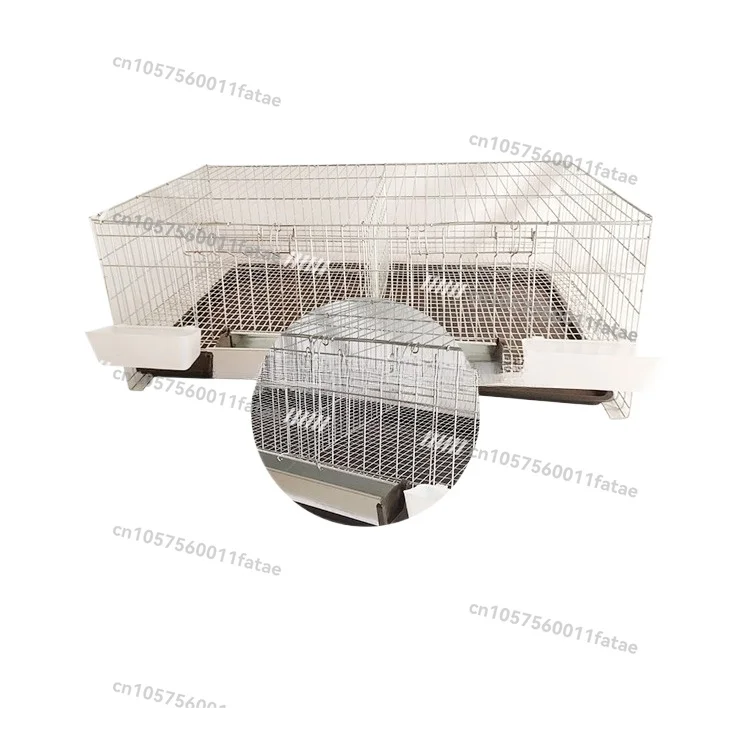 

High Quality Galvanized Steel 20-Pcs H-Type Quail Egg Layer Cage with Feeder and Drinker for Chicken Farm Home Use
