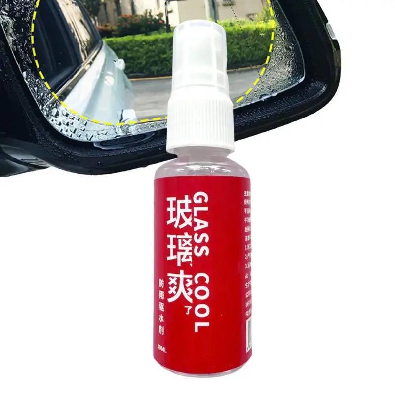 

Anti Fog Rainproof Spray 30ml Windshield Spray Film Coating Agent Clear Vision Water Glass Film Removal For Home Bathroom Use