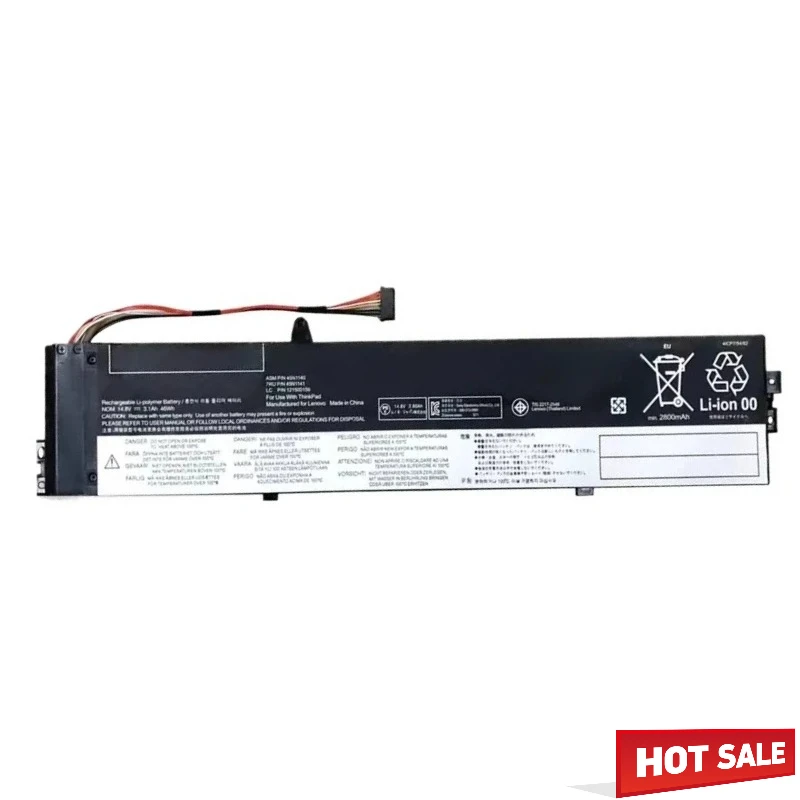 New 45N1141 Laptop Battery For Lenovo ThinkPad S3 S431 S440 V4400u 14.8V 3100mAh 46Wh High Capacity Battery