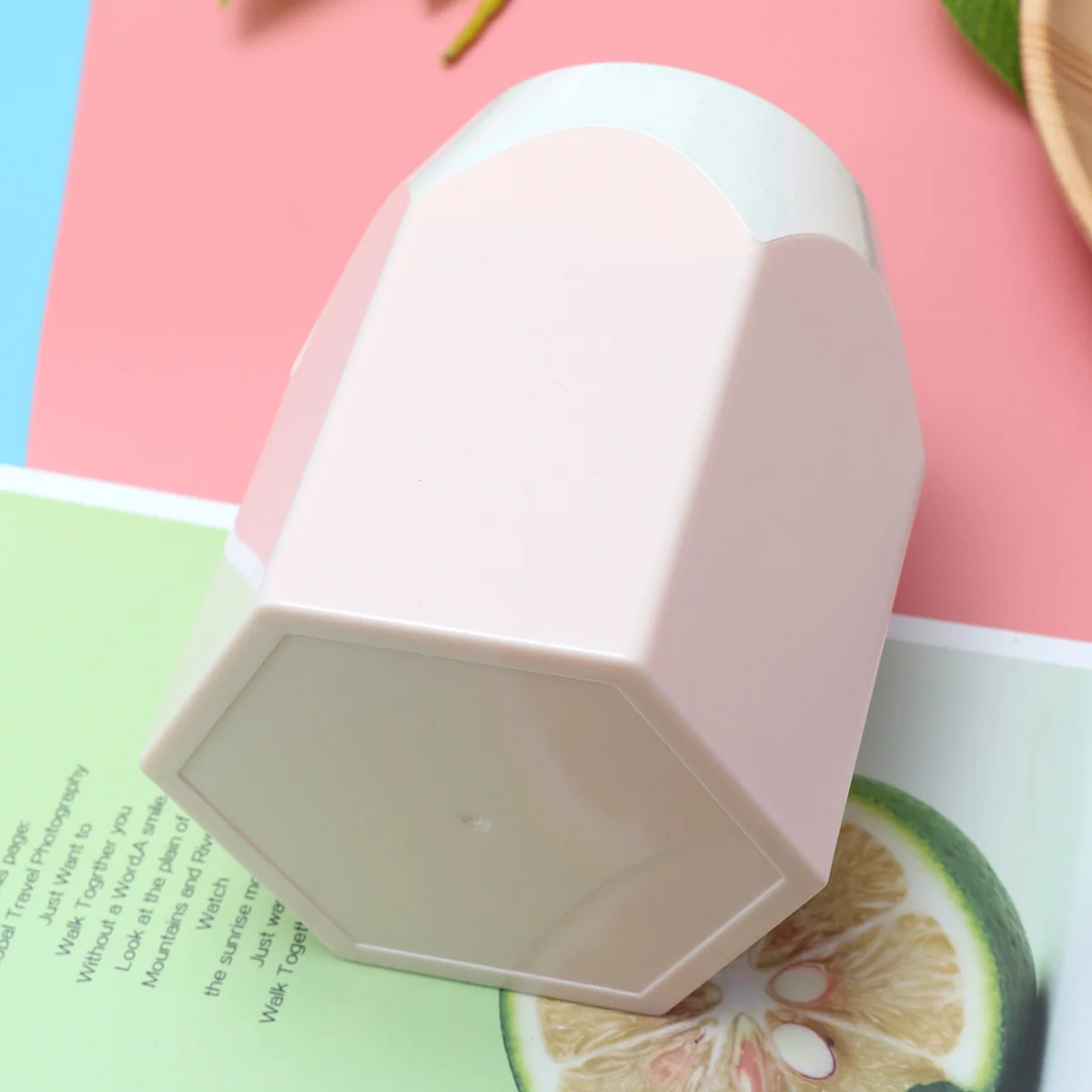 وعاء قلم رصاص كبير وردي خفيف الوزن حامل قلم إبداعي لتزيين المكتب منظم قرطاسية حاوية قلم رصاص مرتب