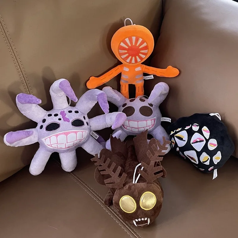 DOORS FLOOR 2 Plush Toy Horror Moth Stuffed Animal Cute Plush Doll Children's Simulation Plush Halloween Gift