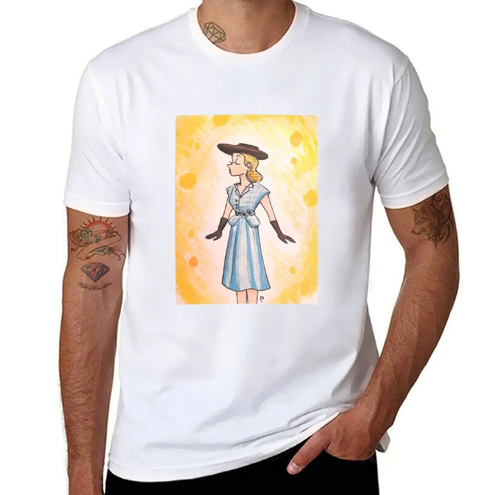 

Sunny 50s T-Shirt funny t shirts dark humor man t shirt cotton T-Shirt