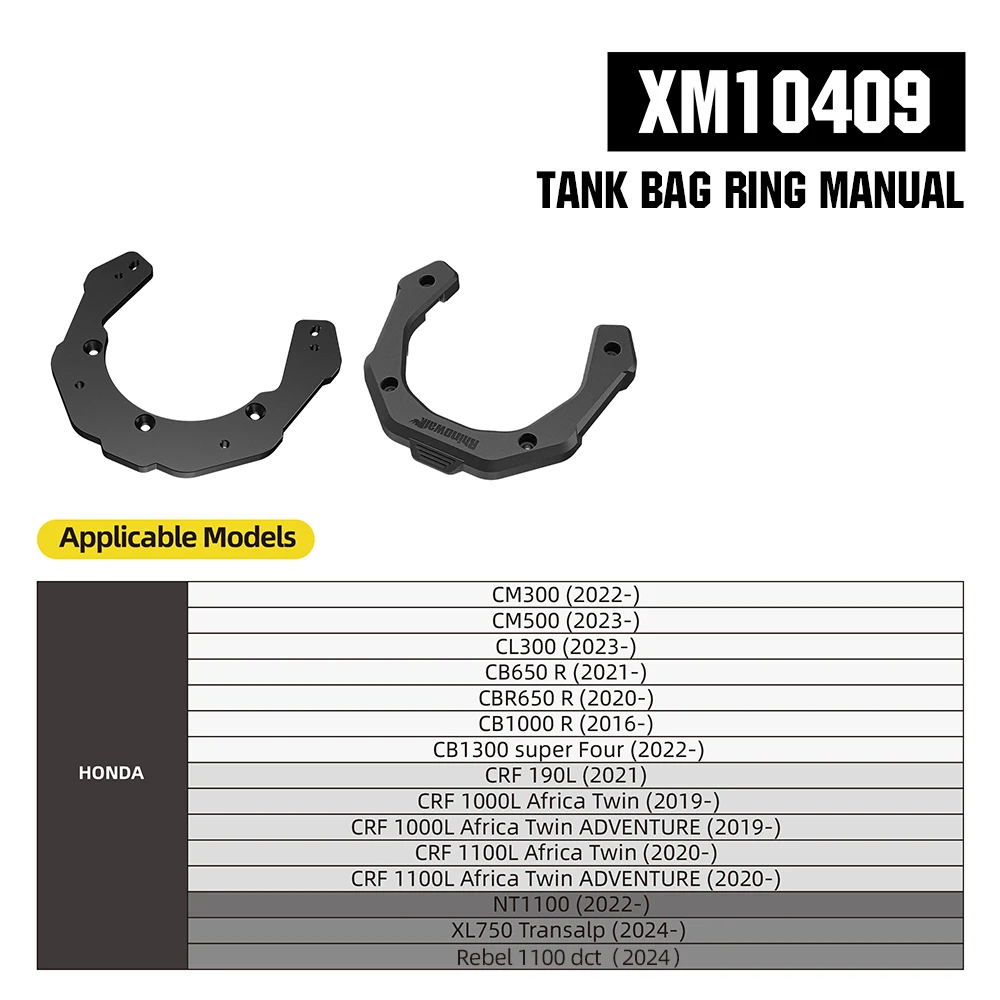 Rhinowalk Motorfiets Magneet Tanktas 6.5L Waterdicht Snel Ontkoppelbaar Anti-diefstal Tas Met Regenhoes Voor BMW SUZUKI KTM CFMOTO