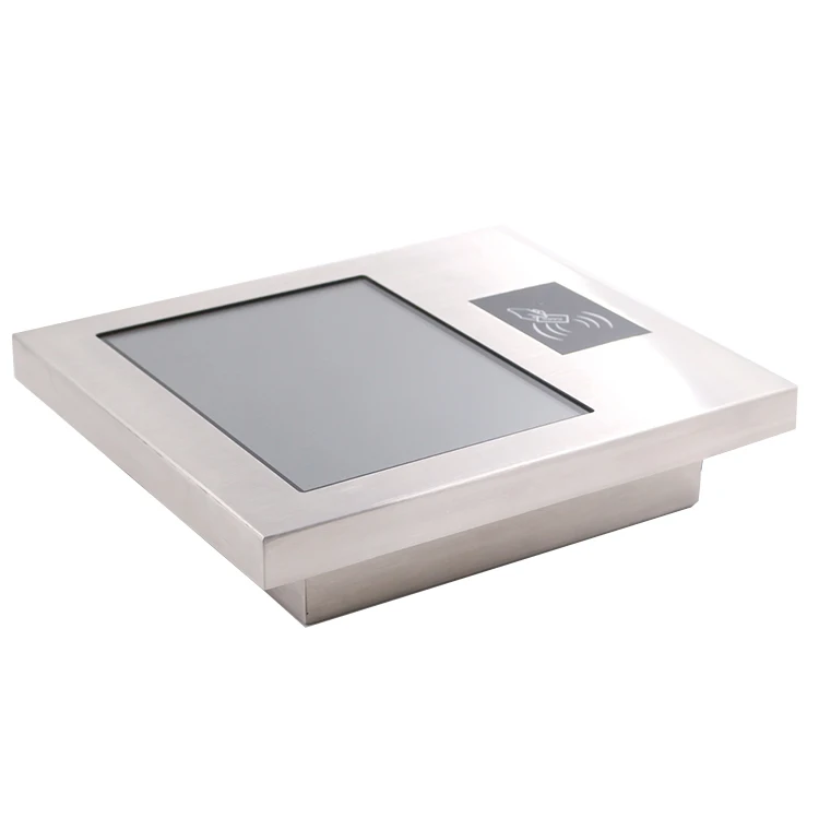 Customized Industrial Control Outdoor 10.4 Inch Wall Mount Waterproof RFID Reader All Stainless Steel Panel PC