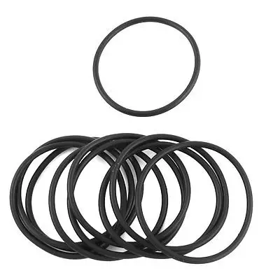 10 Pcs Mechanical O Rings Oil Seal Sealing Washers Black 40mm x 45mm x 2.5mm