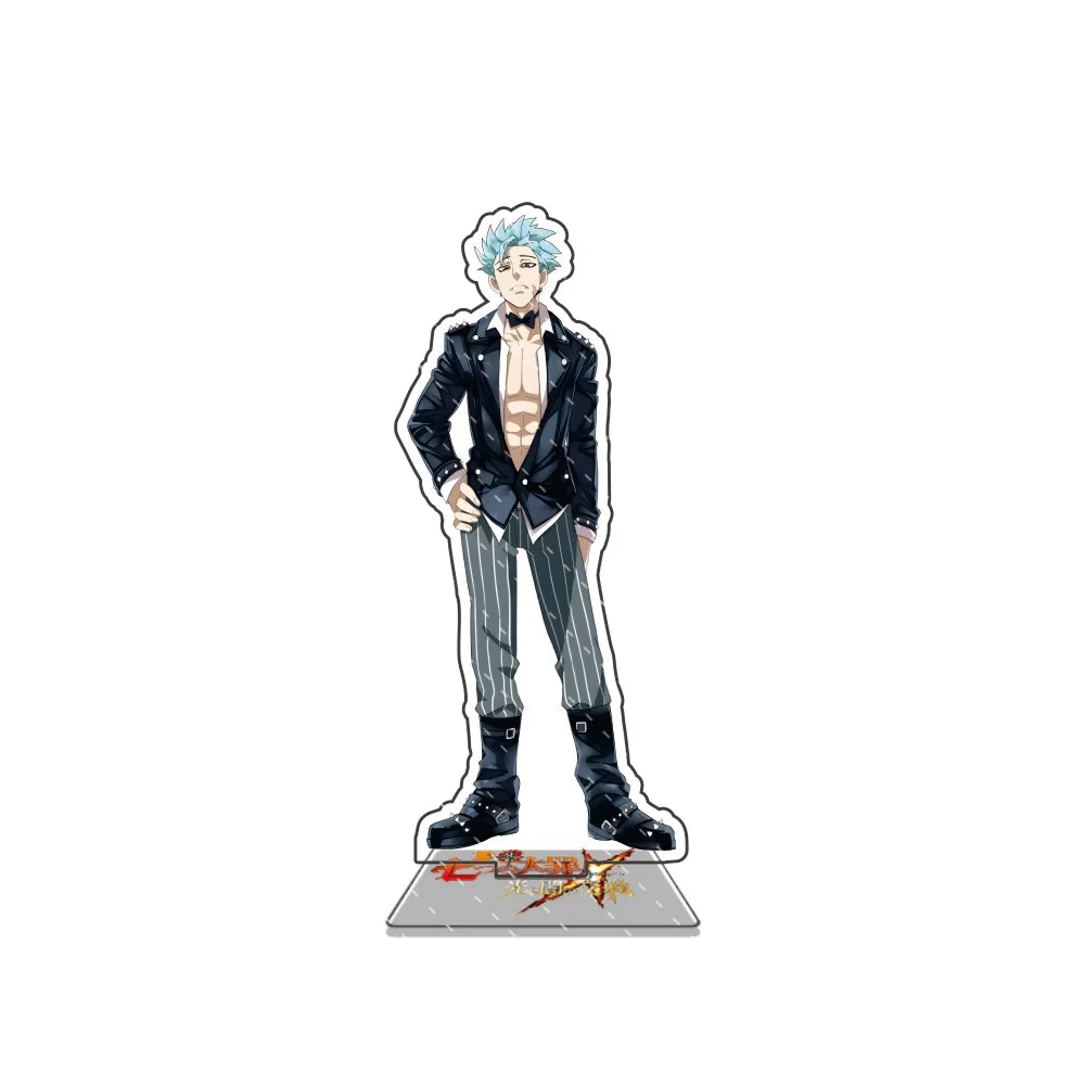 Anime The Seven Deadly Sins 15cm Acrylic Stand Model Figure Cosplay Plate Holder Topper Fans Christmas Desk Decor Gift - view 3
