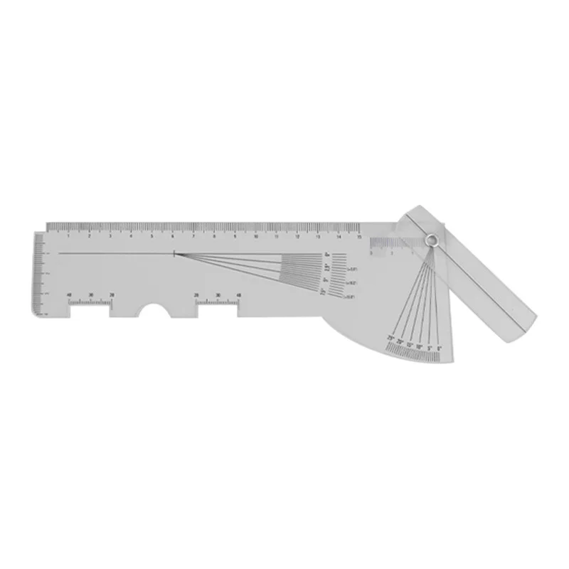 1Pcs Multifunctional Auxiliary Eyeglass Adjustment Measuring Tools Oblique Angle Ruler Distance Meter Eye Ophthalmic Tool