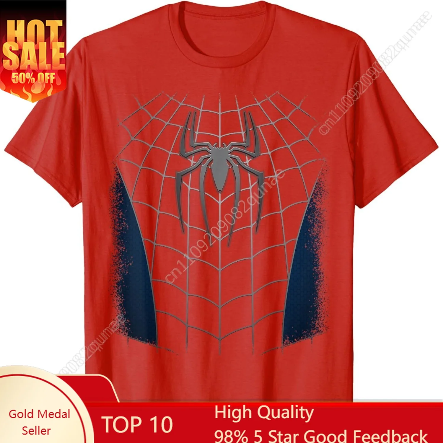 

Marvel Spider Man TShirt Mens Trendy Short Sleeve No Way Home Cotton Durable Graphic Cosplay Tee