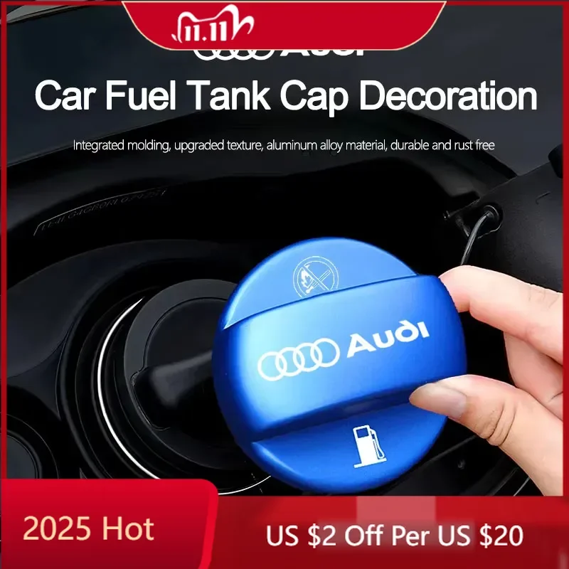 

2025 Горячая автомобильная крышка топливного бака, защитная крышка масляного ящика, аксессуары для Audi S Line A3 A1 A4 B8 B7 A6 A5 A7 A8 B9 B6 C6 C7 Q2 Q3 Q5