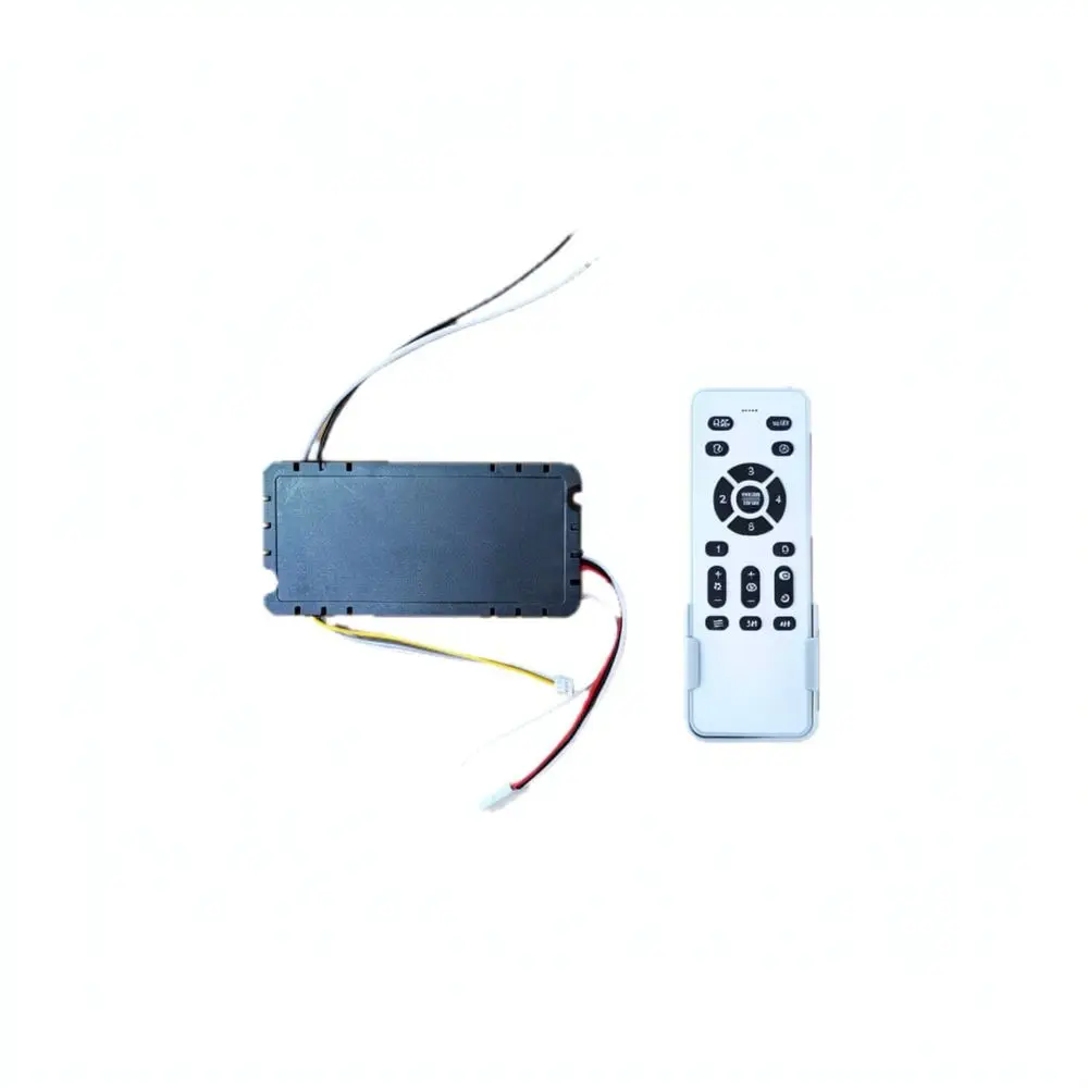 Universal 433MHz Wireless Remote Control For XH FS 24V Fan Light 6 Speed Adjustment Dimmer With Stand Accessory Included
