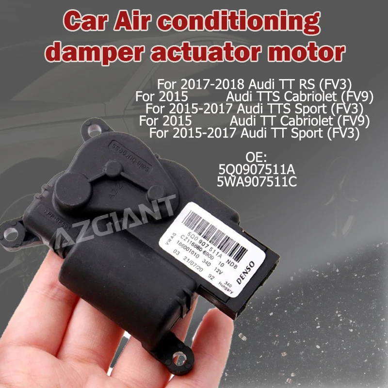 5Q0907511A/5WA907511C For Audi TT RS TTS Sport (FV3) Cabriolet (FV9) Car Air conditioning damper actuator motor air control tool