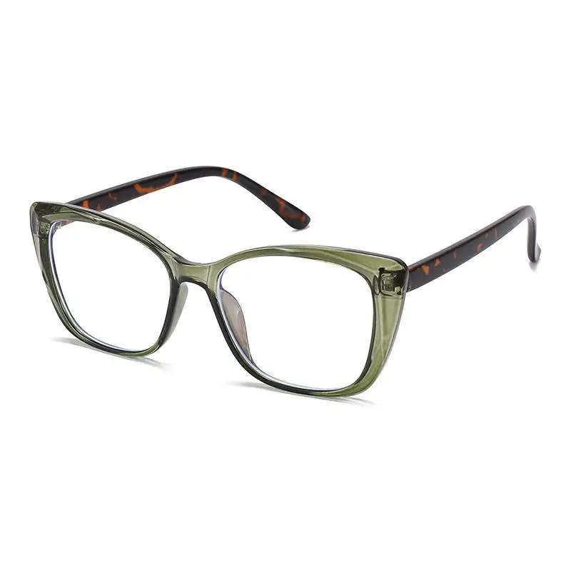 Neue Mode Vintage Gradienten Brillen Für Kurzsichtigkeit Anti Blau Licht Myopie 2022 Einzigartige Transparente Cat Eye Brille Rahmen – Detail 6