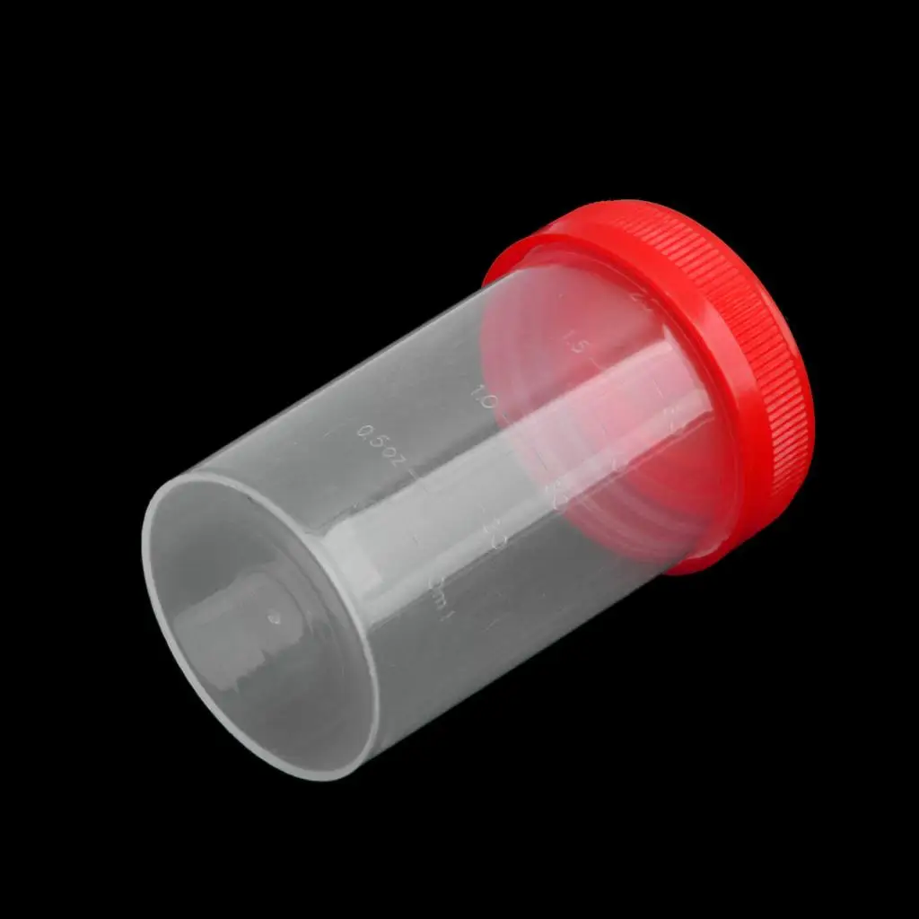Specimen Cup Polypropylene Material Sterile Measuring Container Laboratory Accessory for Medical Facility