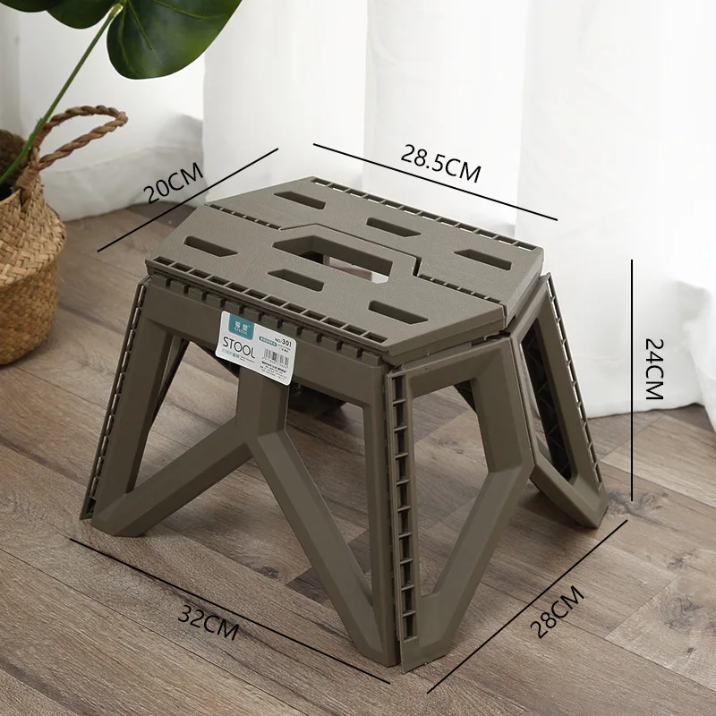 Outdoor Small Stool Portable Folding Stool High Load Bearing Durable Small Chair Fishing Beach Camping Stool