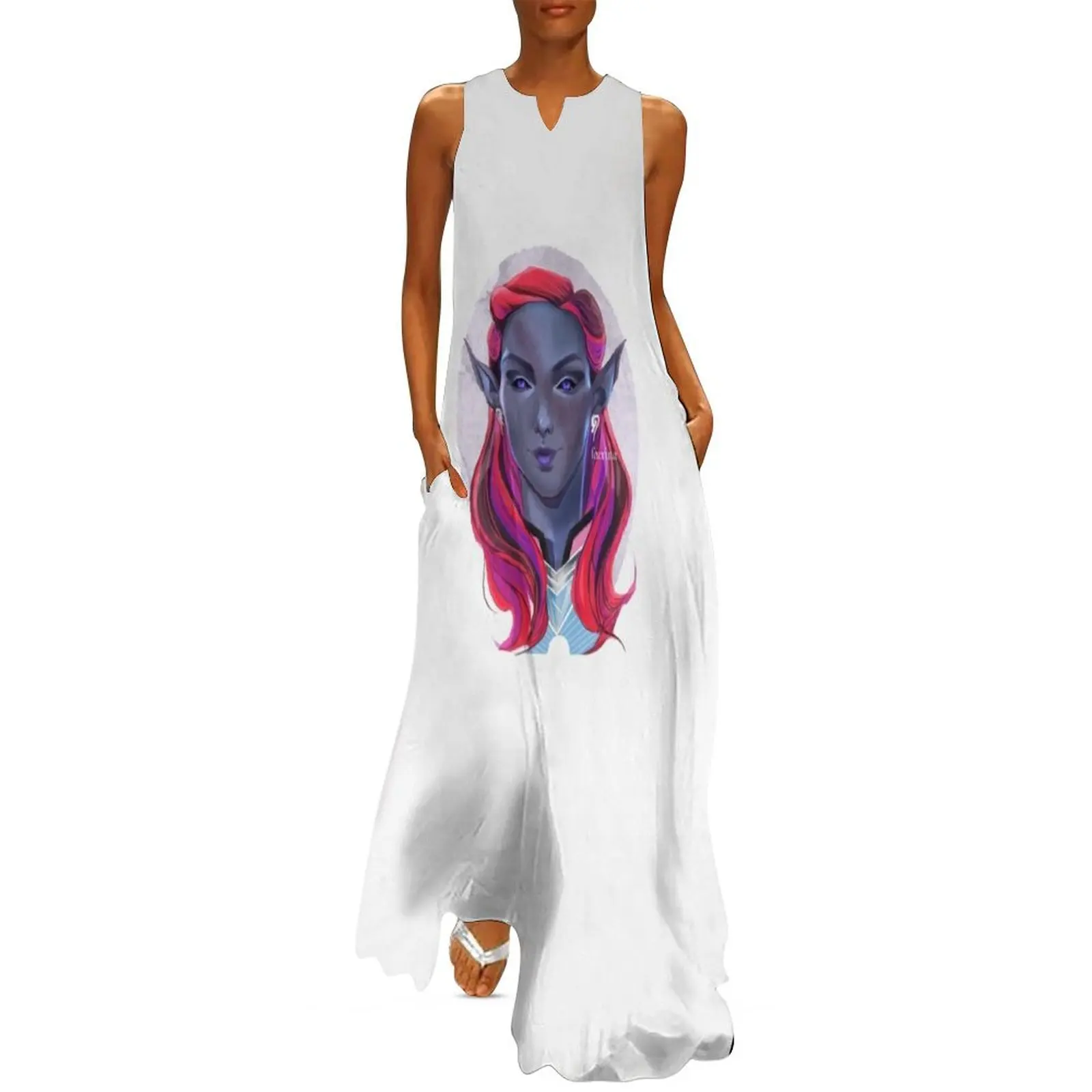 

oathbreaking drow Long Dress dress women summer 2024 women dress