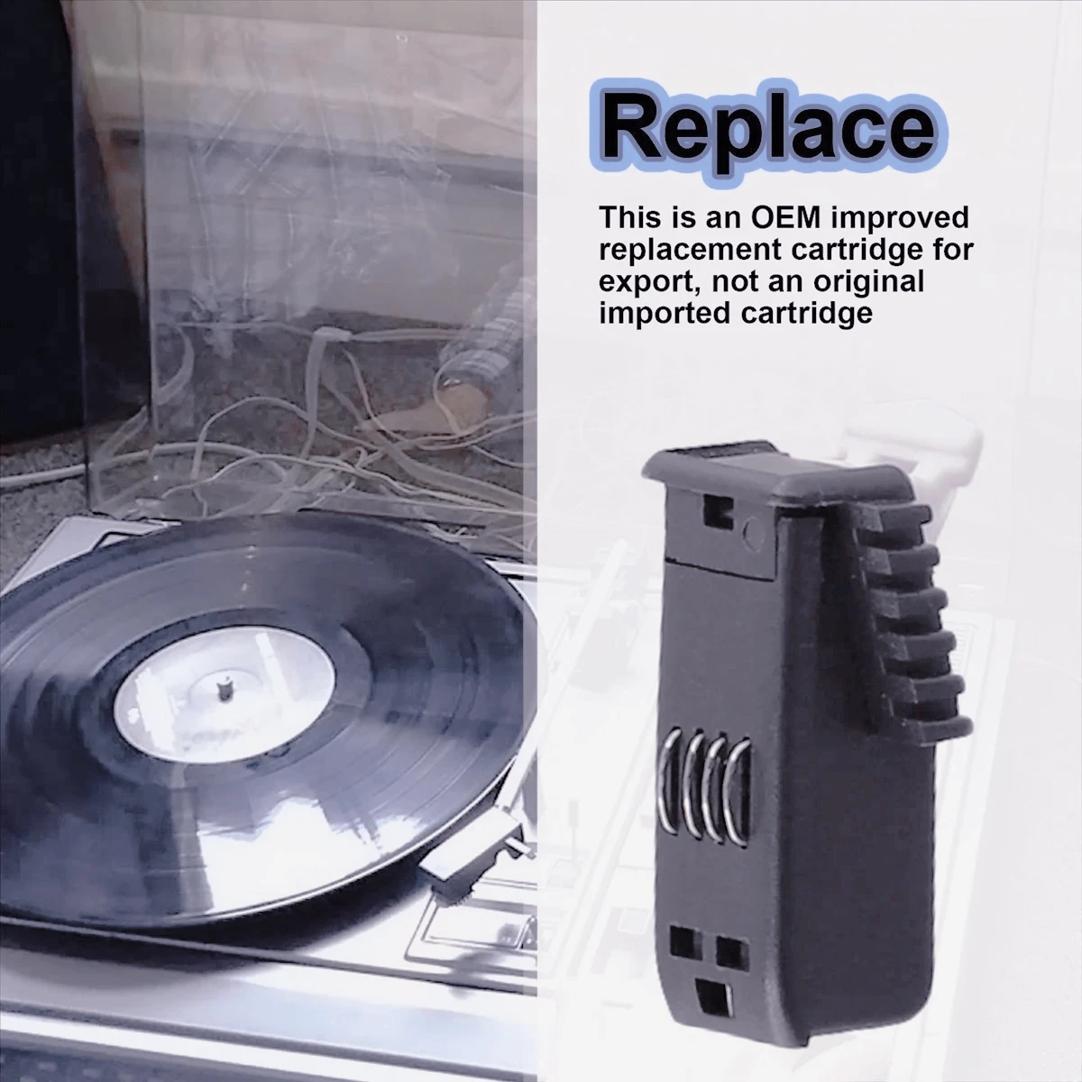 AQ-Replacement Stylus Needle for PHILIPS GP315 GP215 GP214 22AF200 AF887 LP Vinyl Record Player