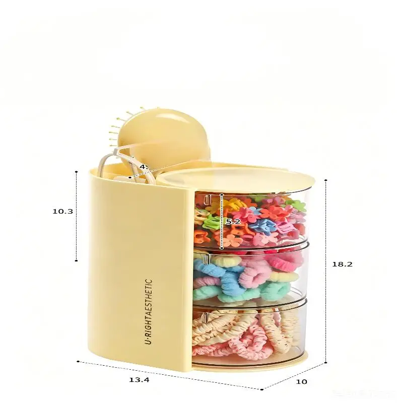 Rotatable Hair Accessories Organizer description 7