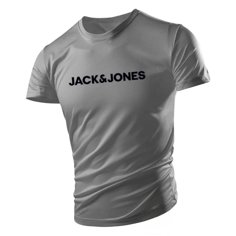 

Summer men's sports training T-shirt quick-drying breathable short-sleeved T-shirt gym marathon basketball uniform